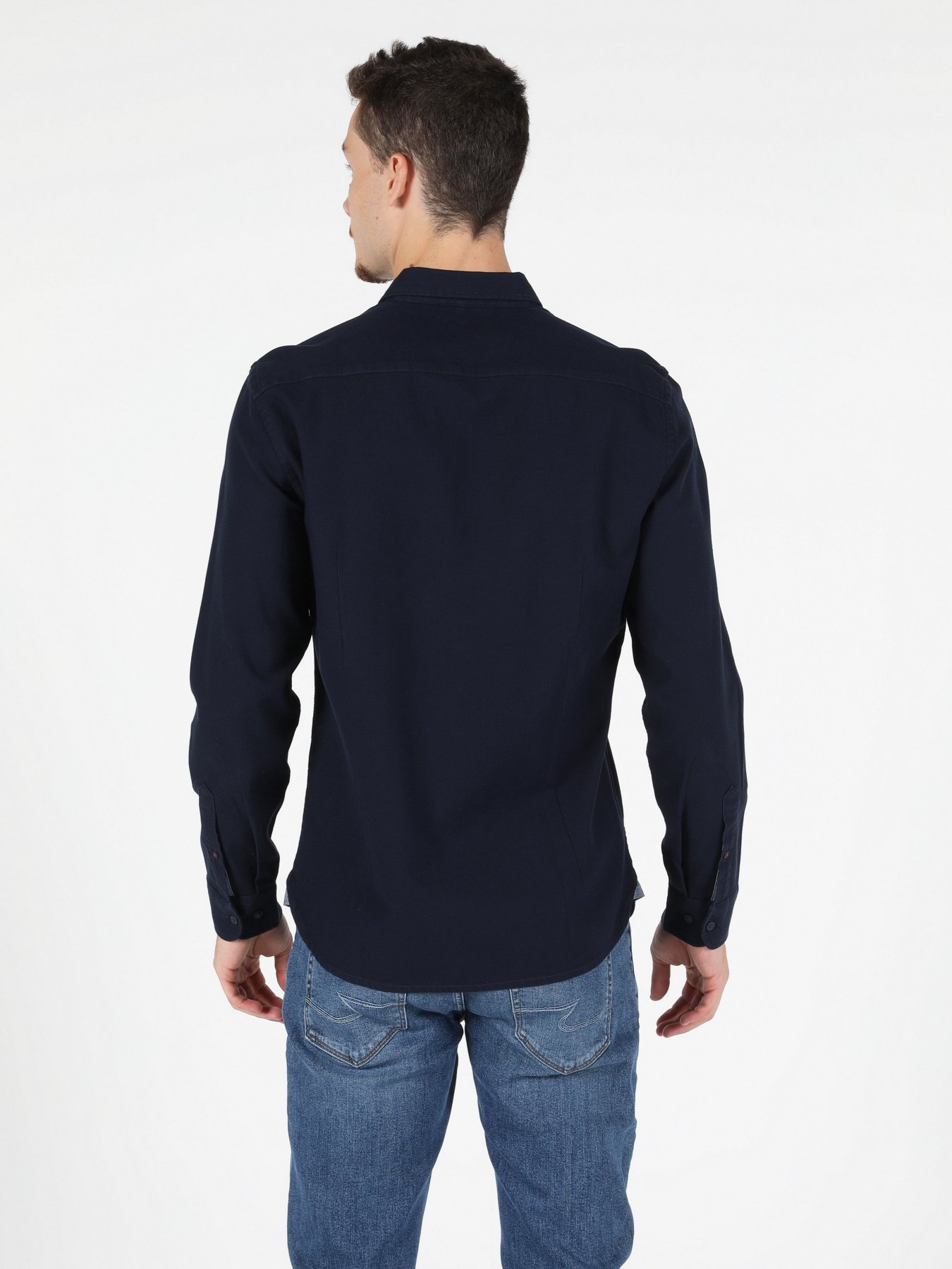 Рубашка повседневная Colin’s модель CL1050122DNV Рубашка повседневная Colin’s модель CL1050122DNV Фото