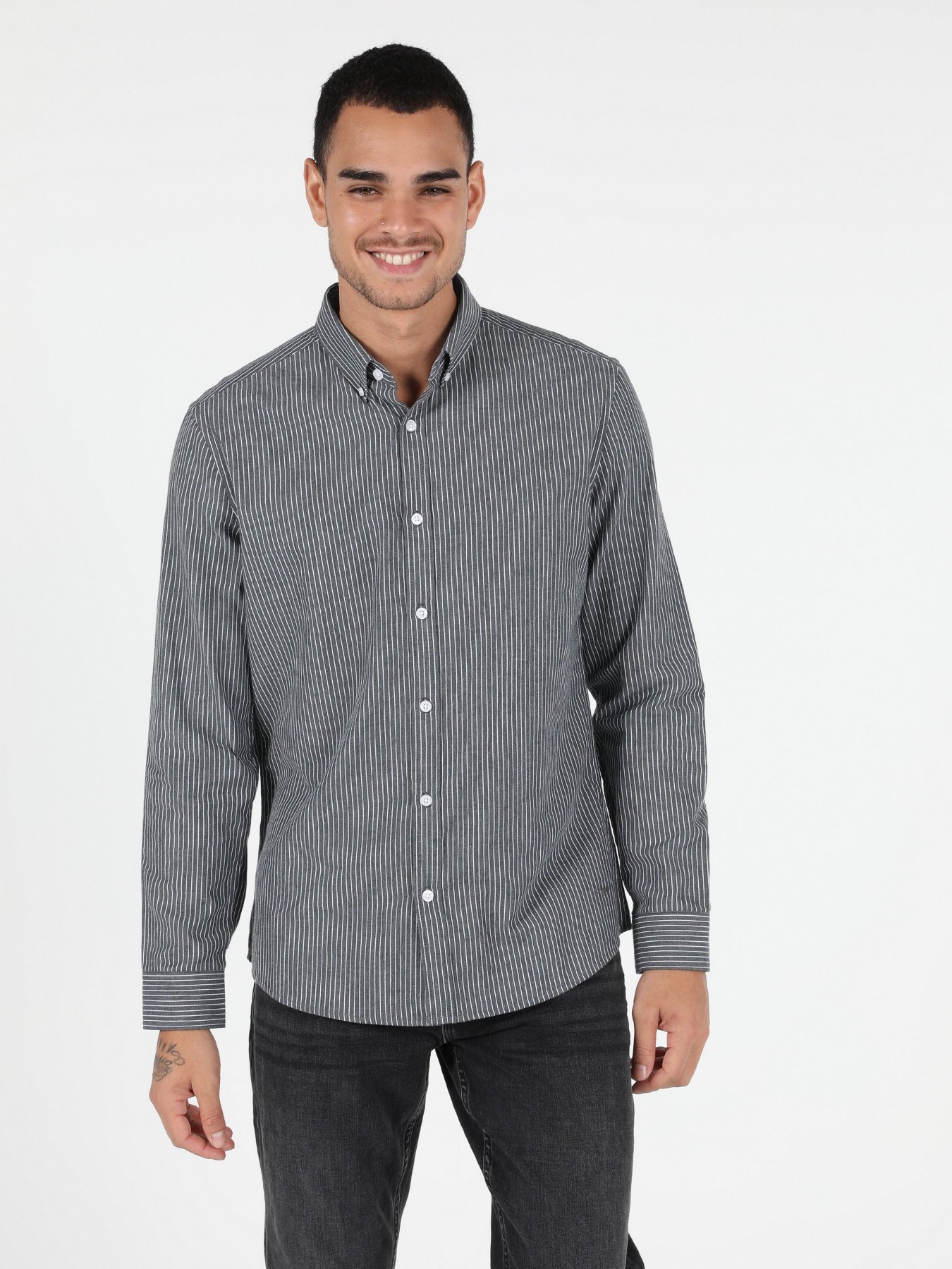 Рубашка Colin’s модель CL1050127GRA Фото