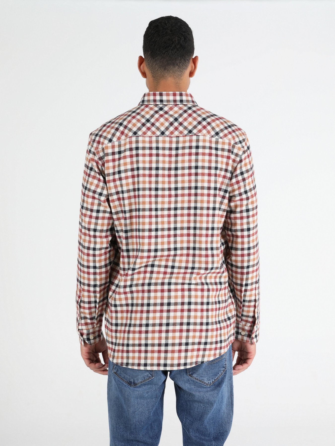 Рубашка повседневная Colin’s модель CL1050221BEI Фото