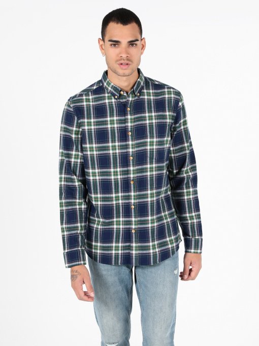 Рубашка повседневная Colin’s модель CL1050225NAV Фото