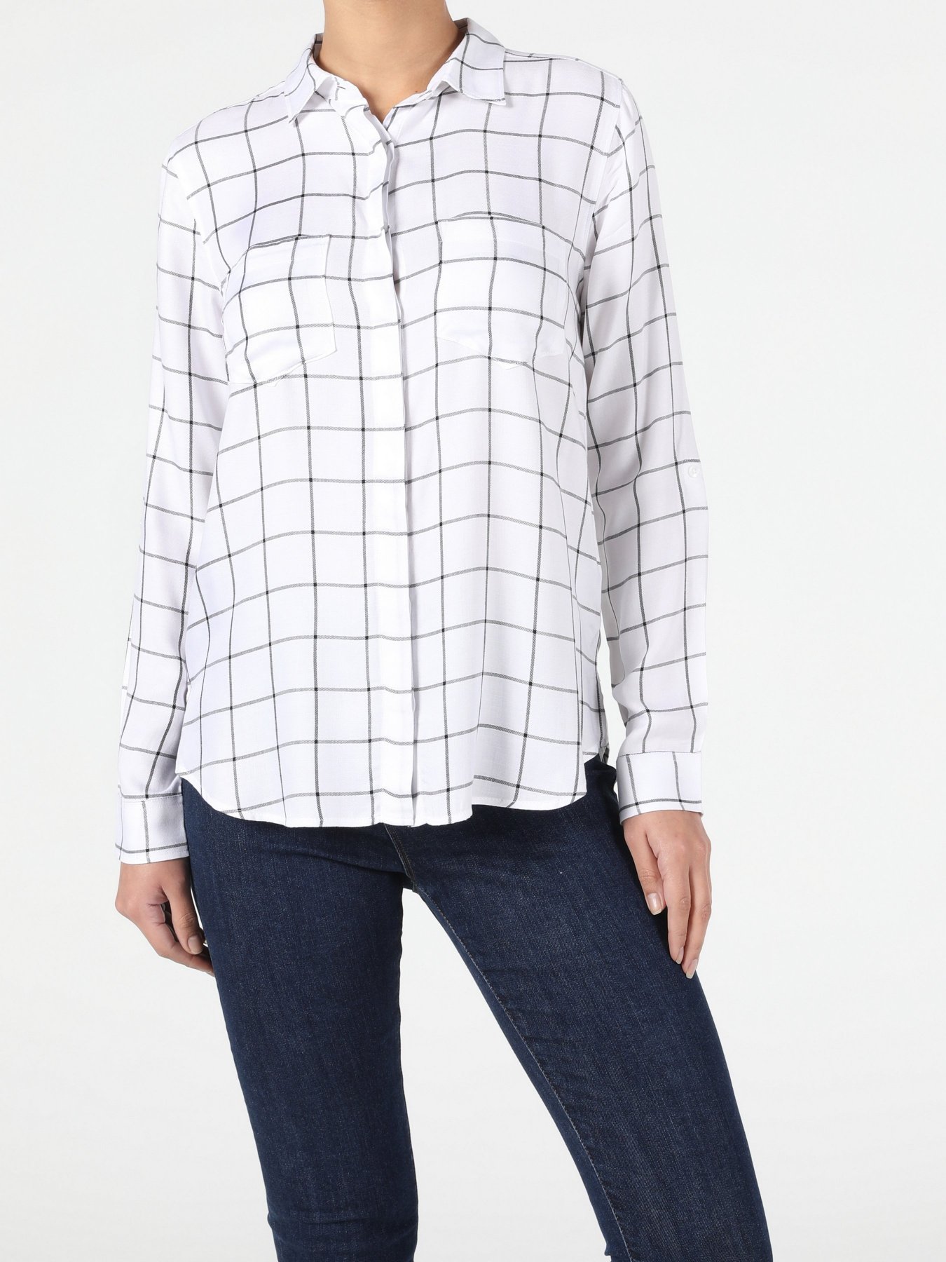 Рубашка повседневная Colin’s модель CL1050355WHT Фото