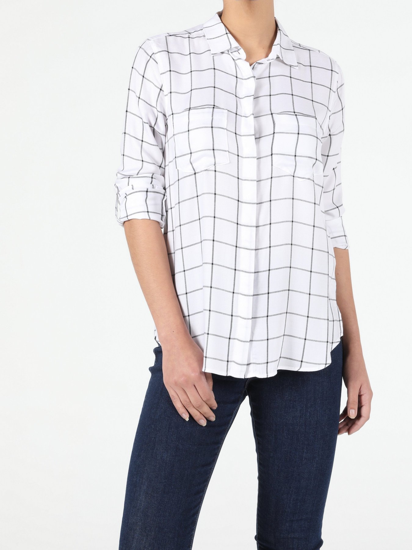 Рубашка повседневная Colin’s модель CL1050355WHT Фото