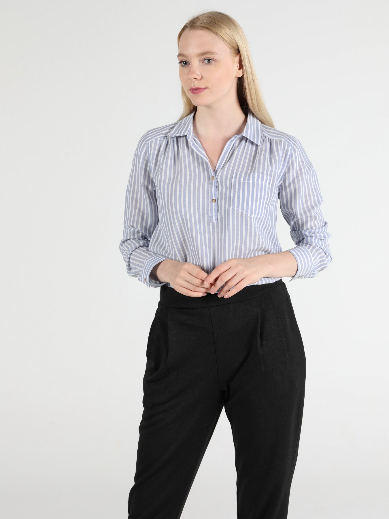 Рубашка повседневная Colin’s модель CL1050665BLE Фото