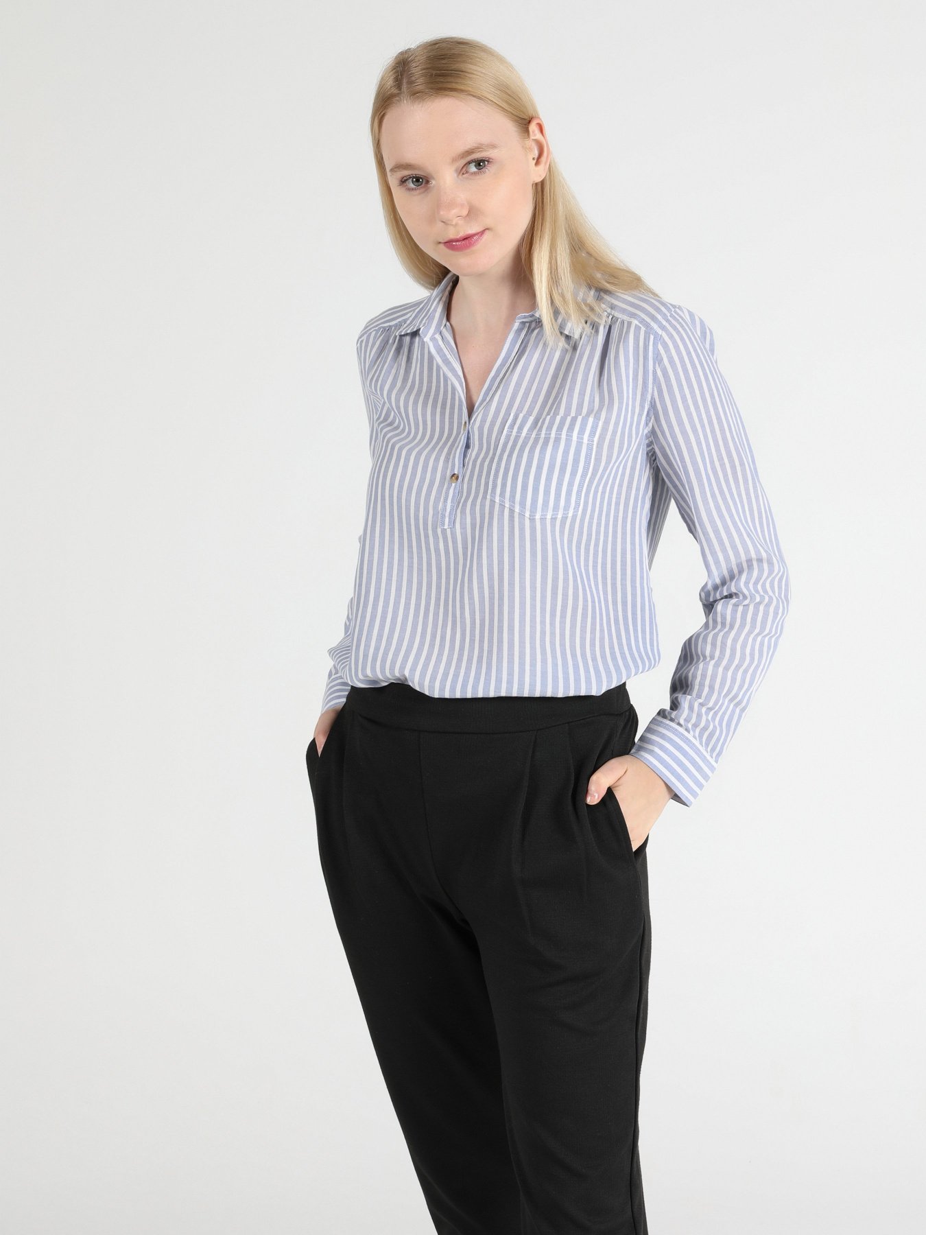 Рубашка повседневная Colin’s модель CL1050665BLE Фото