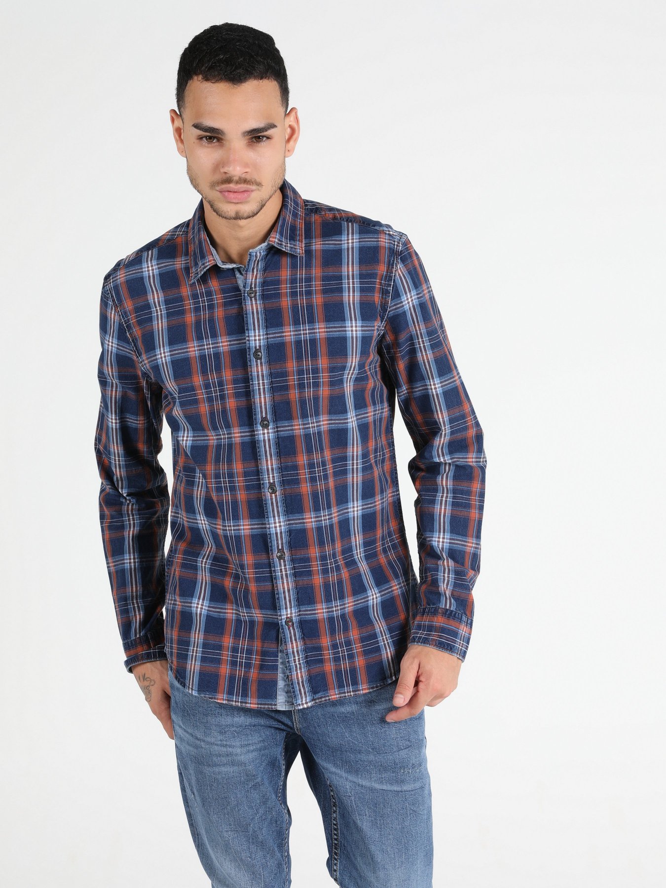 Рубашка Colin’s модель CL1050716NAV Фото