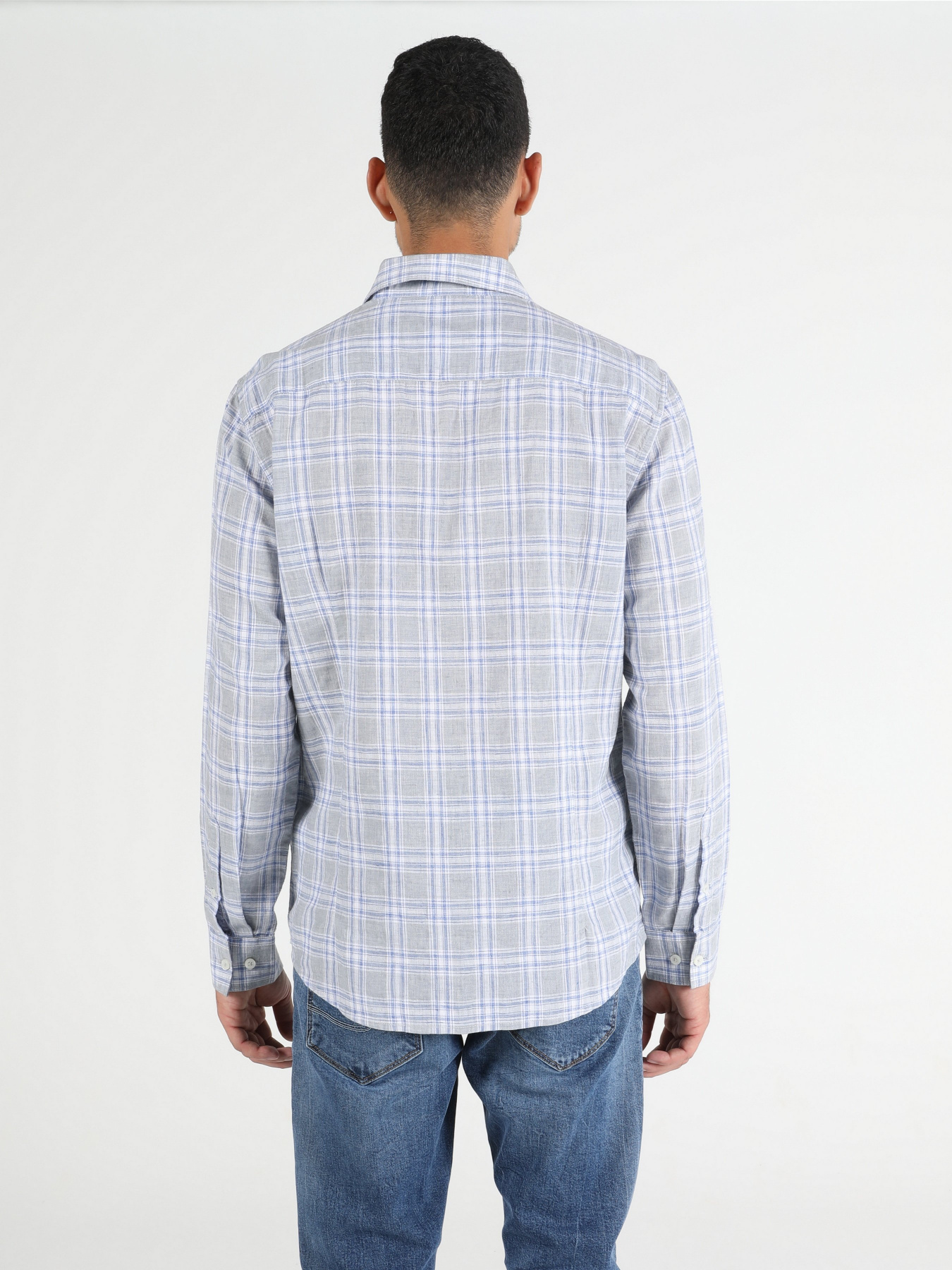 Рубашка повседневная Colin’s модель CL1050717GRA Рубашка повседневная Colin’s модель CL1050717GRA Фото