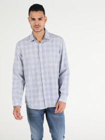 Рубашка повседневная Colin’s модель CL1050717GRA Рубашка повседневная Colin’s модель CL1050717GRA Фото