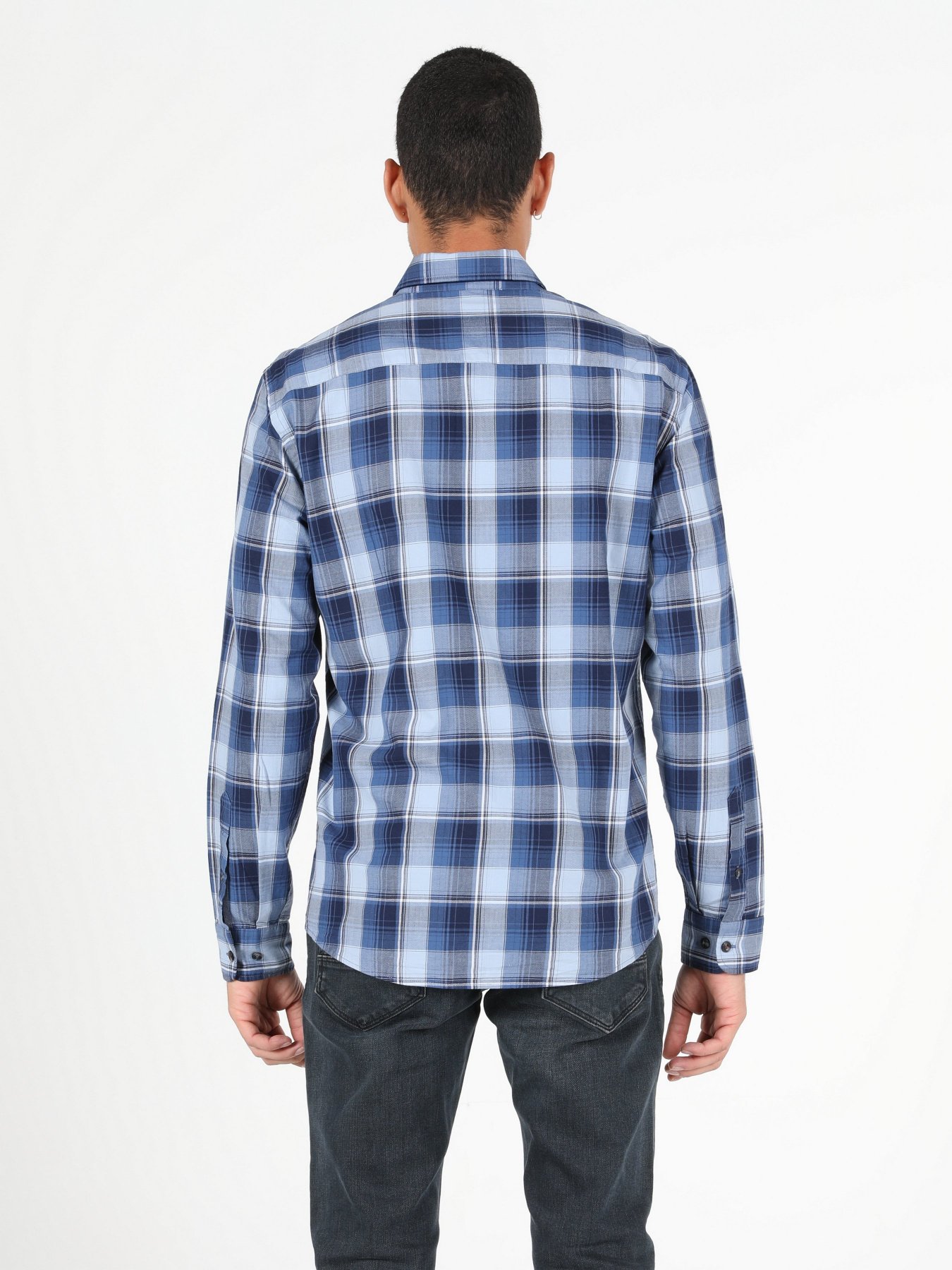 Рубашка повседневная Colin’s модель CL1051211BLE Рубашка повседневная Colin’s модель CL1051211BLE Фото