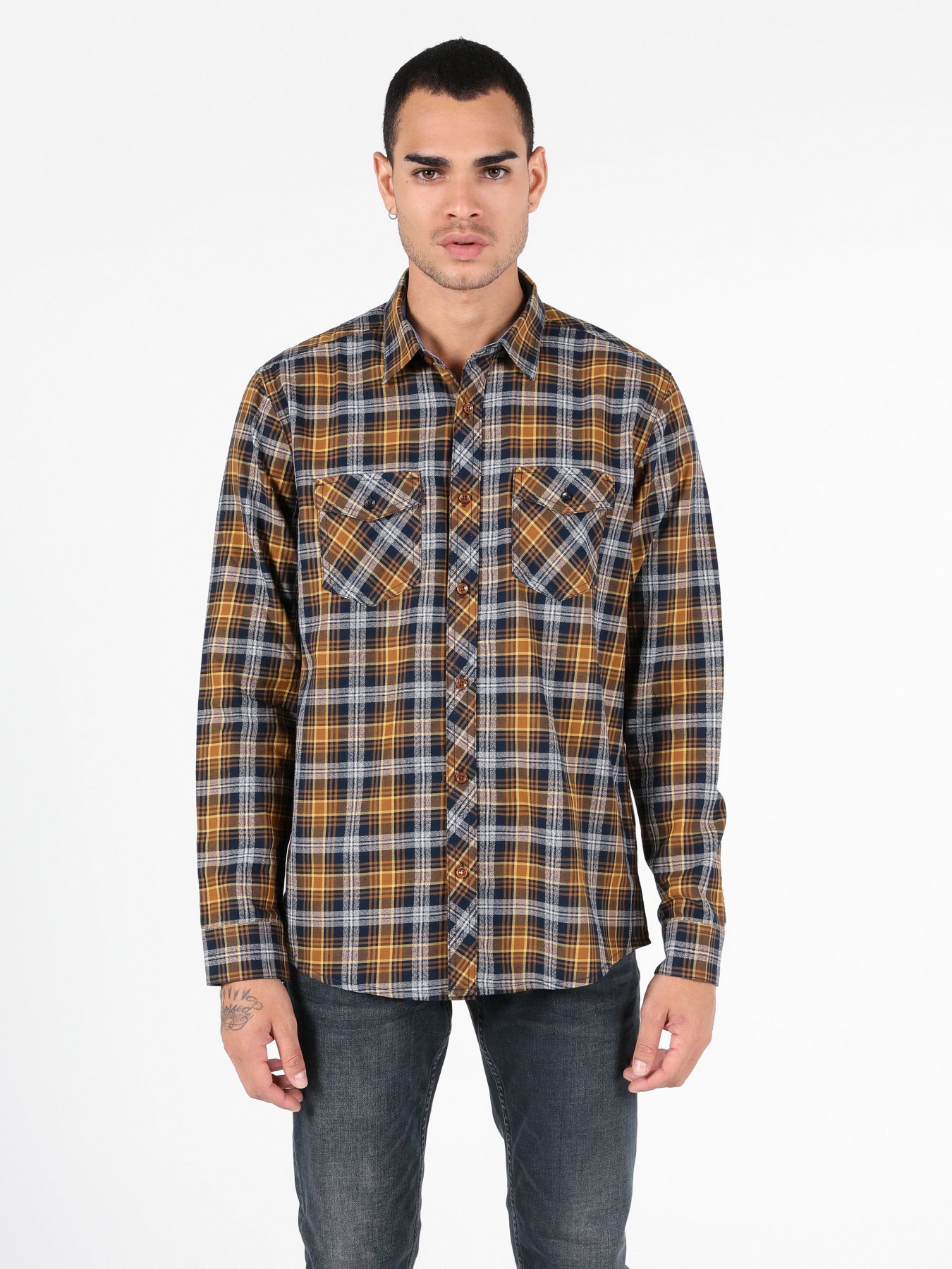 Сорочка Colin’s модель CL1051212YLS Фото