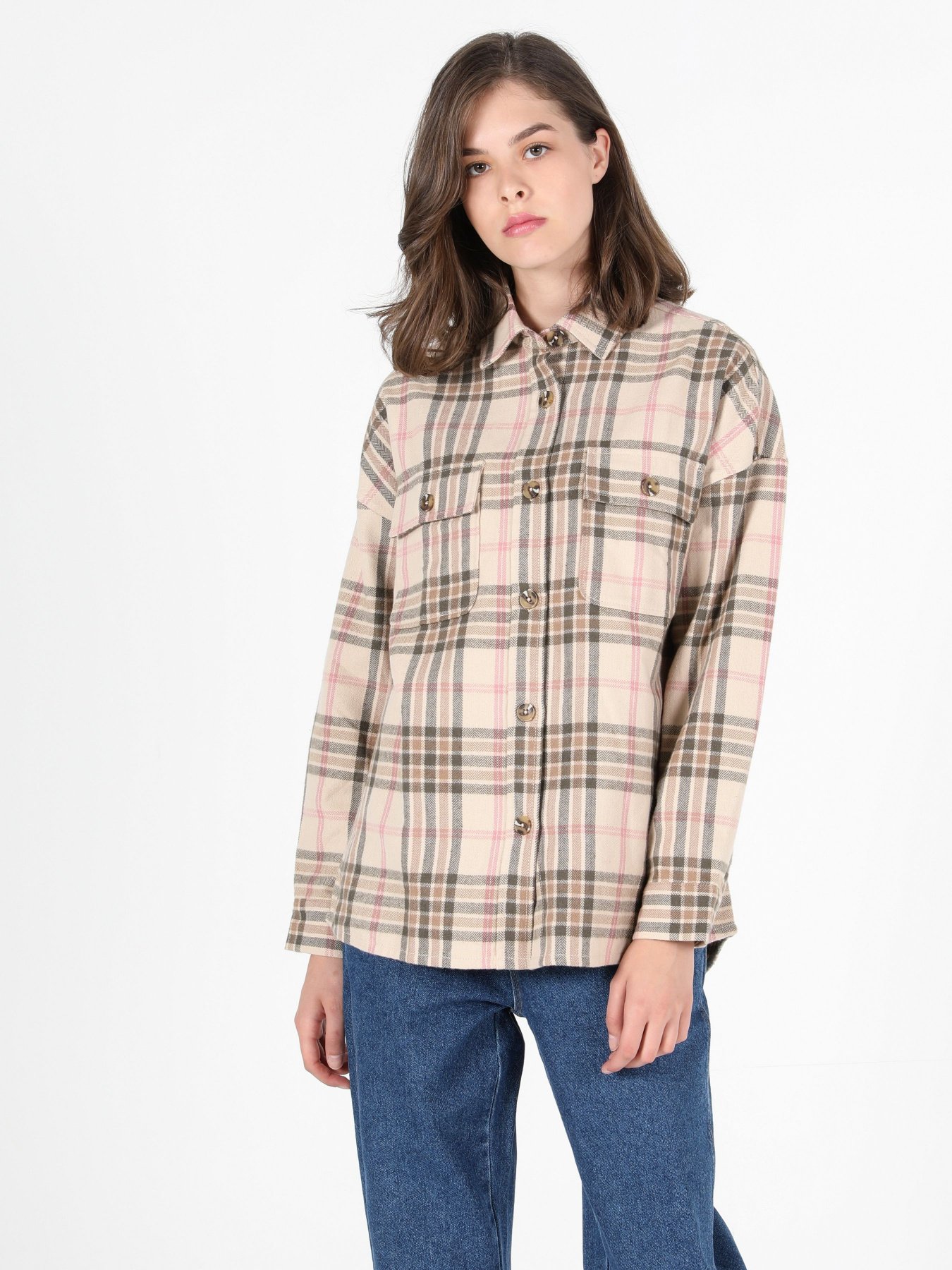 Рубашка повседневная Colin’s модель CL1051266GRA Фото