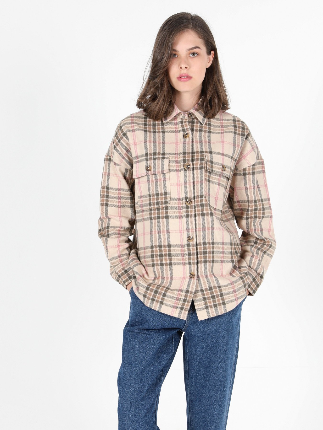 Рубашка повседневная Colin’s модель CL1051266GRA Фото