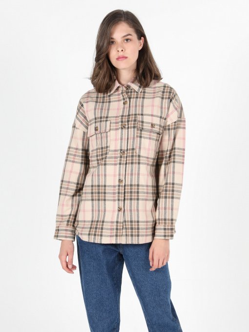 Рубашка повседневная Colin’s модель CL1051266GRA Фото