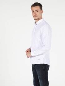 Рубашка повседневная Colin’s модель CL1051370WHT Рубашка повседневная Colin’s модель CL1051370WHT Фото