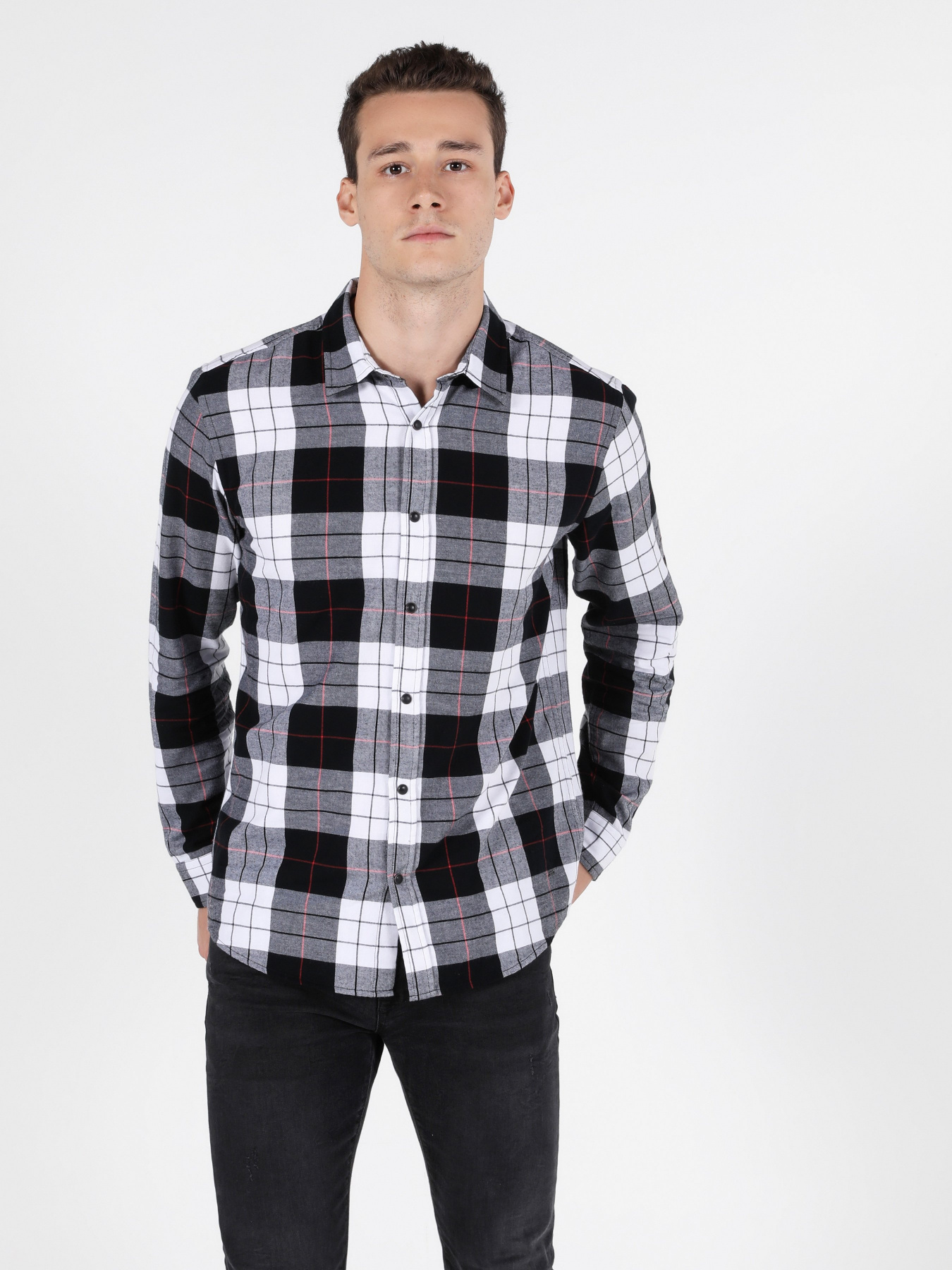 Сорочка Colin’s модель CL1051389BLK Фото