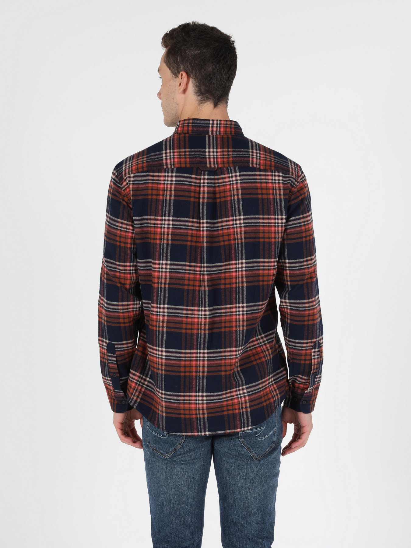 Рубашка повседневная Colin’s модель CL1051391NAV Рубашка повседневная Colin’s модель CL1051391NAV Фото