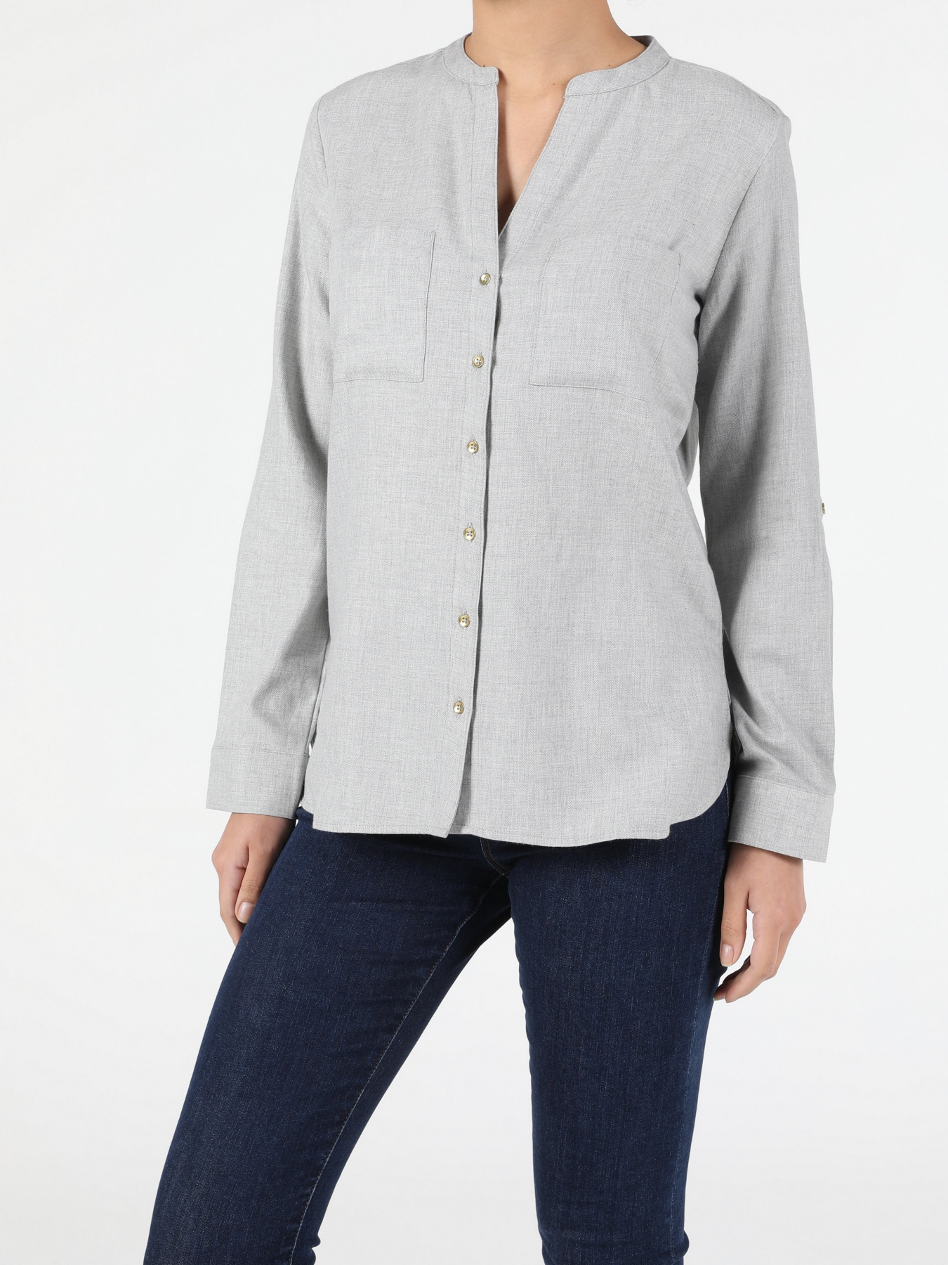 Рубашка повседневная Colin’s модель CL1051407GRA Рубашка повседневная Colin’s модель CL1051407GRA Фото