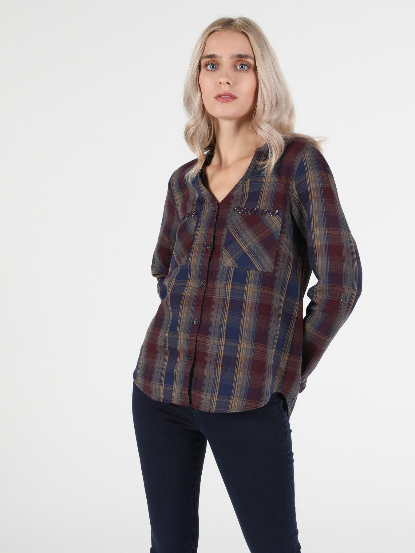 Рубашка повседневная Colin’s модель CL1051420NAV Фото