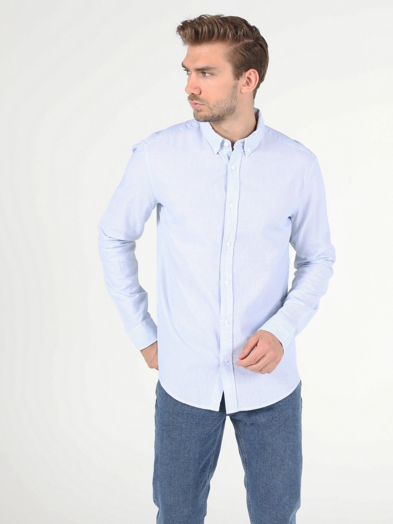 Сорочка Colin’s модель CL1052197LBL Фото