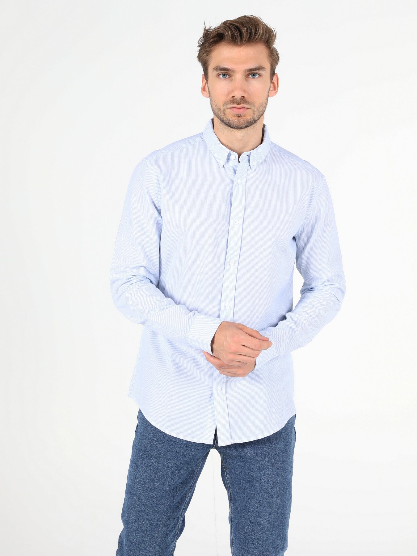 Сорочка повсякденна Colin’s модель CL1052197LBL Фото