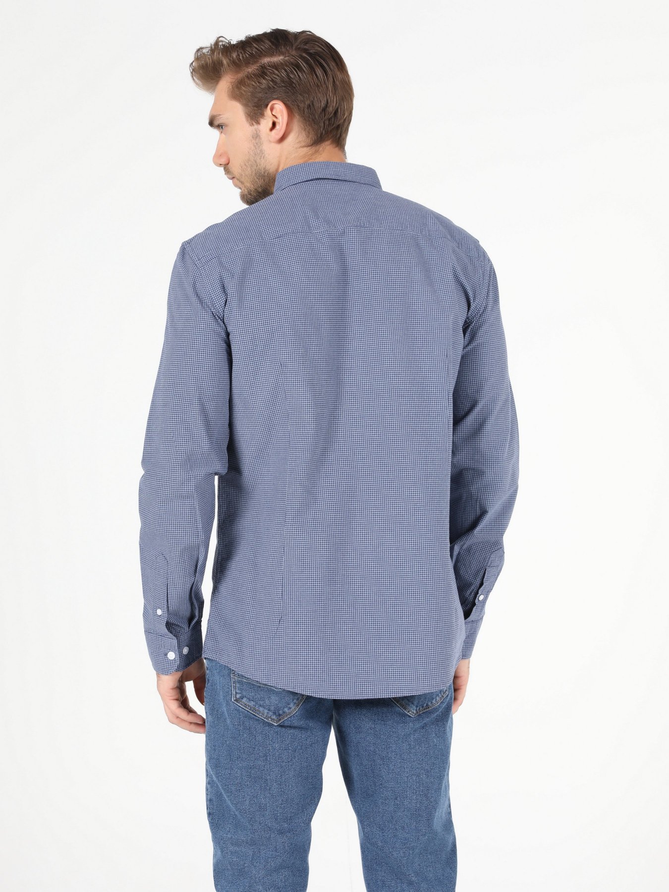 Рубашка повседневная Colin’s модель CL1052201BLE Рубашка повседневная Colin’s модель CL1052201BLE Фото