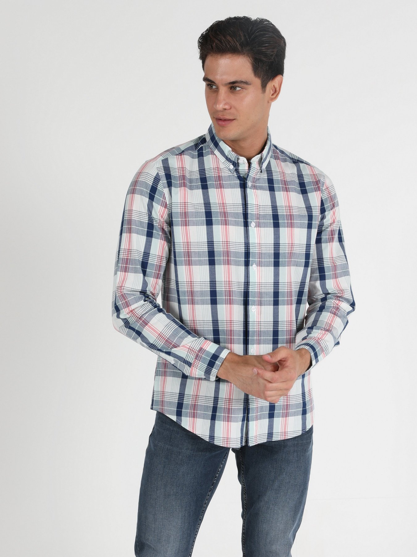 Рубашка Colin’s модель CL1052203FGR Фото