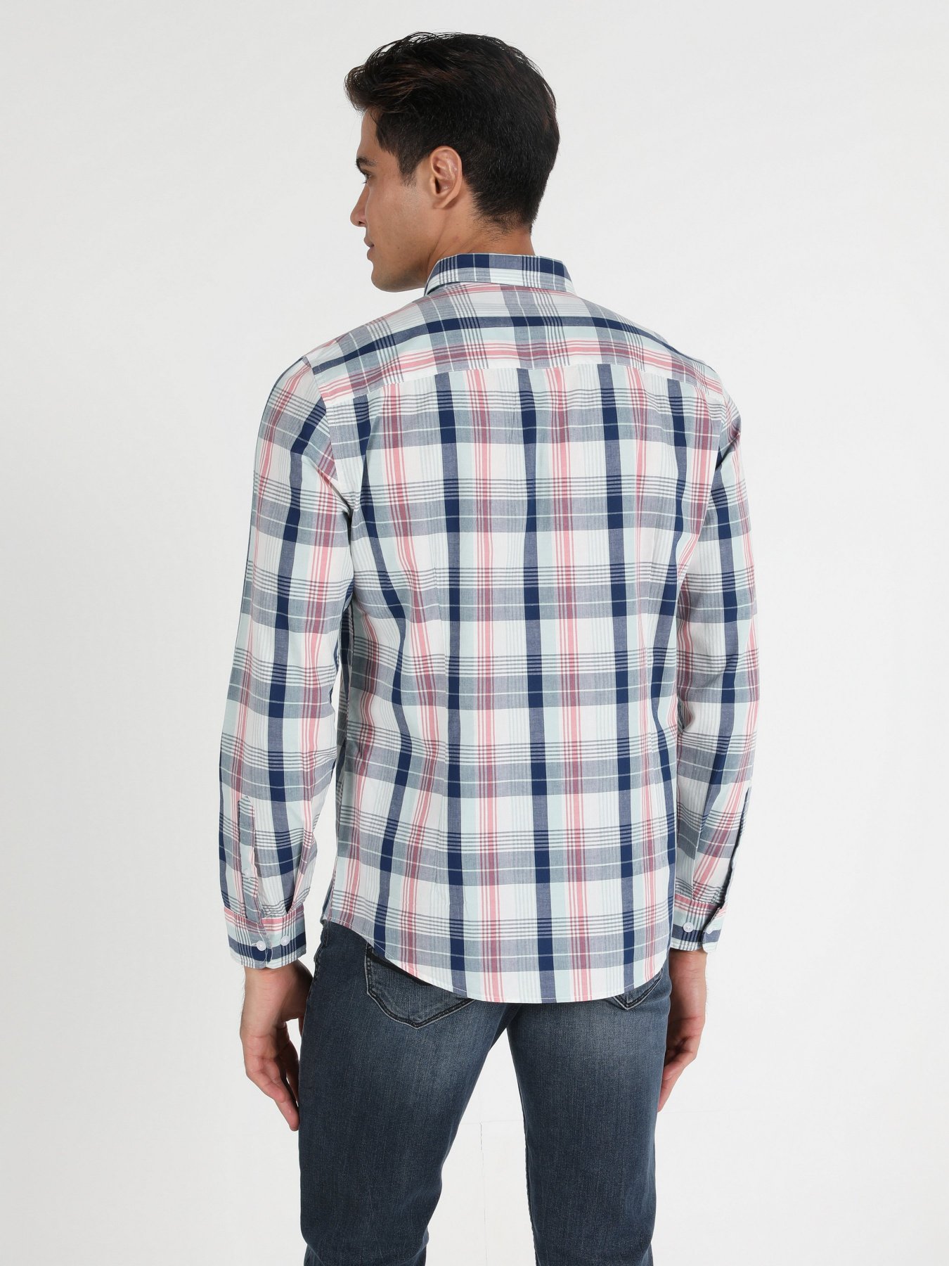 Рубашка повседневная Colin’s модель CL1052203FGR Рубашка повседневная Colin’s модель CL1052203FGR Фото