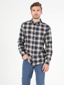 Рубашка повседневная Colin’s модель CL1052221NAV Рубашка повседневная Colin’s модель CL1052221NAV Фото