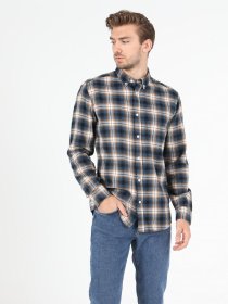 Рубашка повседневная Colin’s модель CL1052221NAV Рубашка повседневная Colin’s модель CL1052221NAV Фото