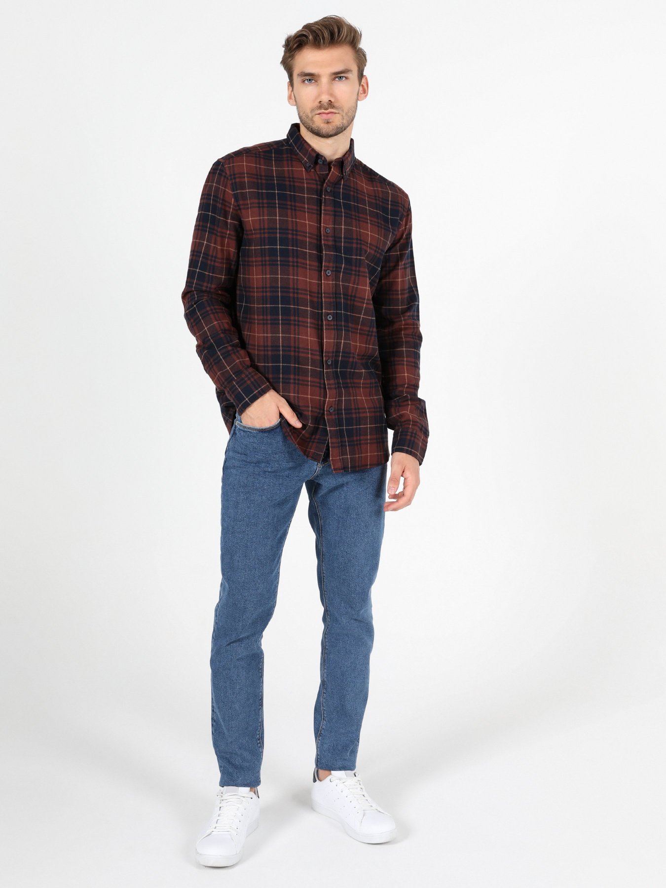 Сорочка Colin’s модель CL1052224NAV Фото