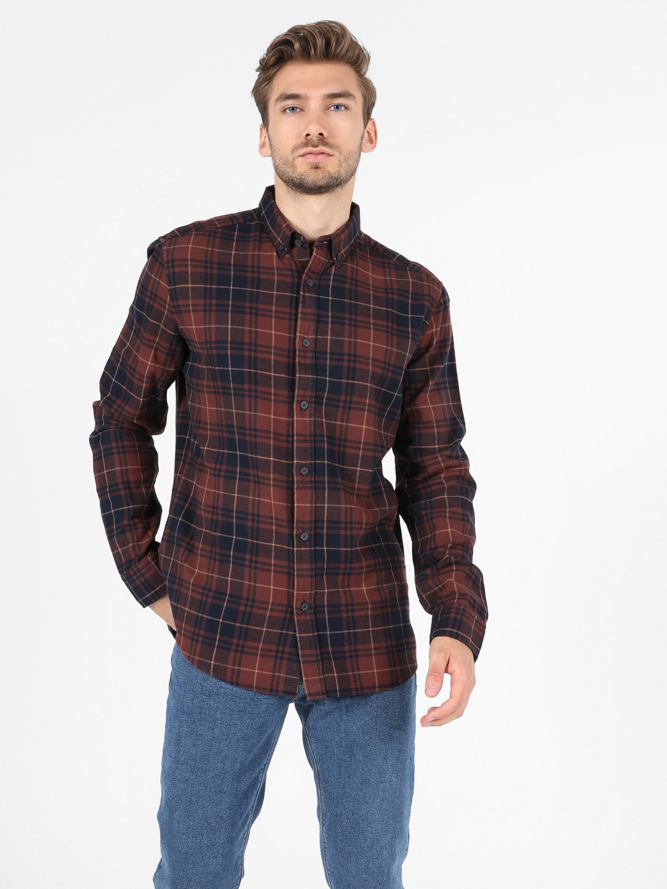 Сорочка Colin’s модель CL1052224NAV Фото