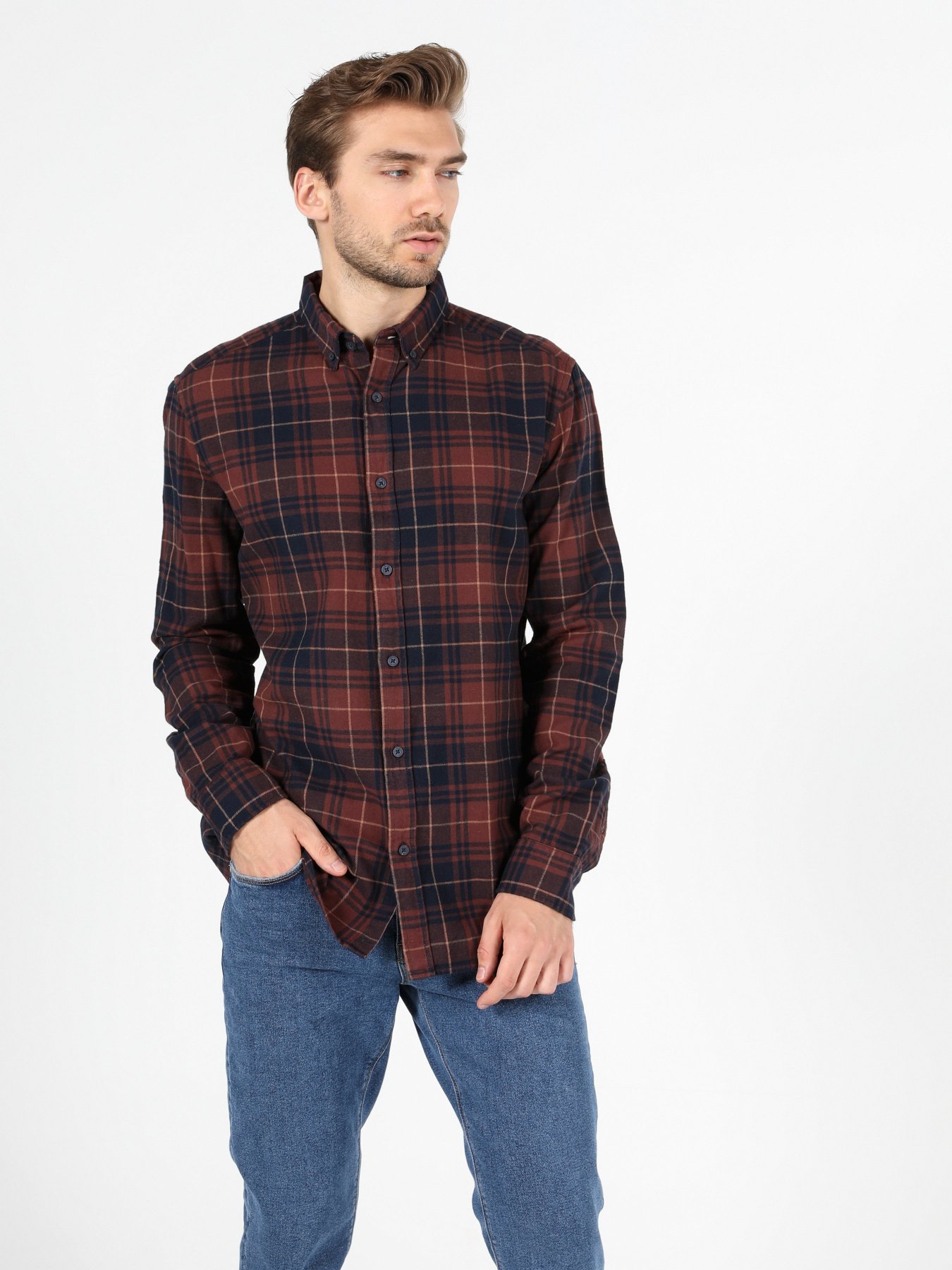 Сорочка Colin’s модель CL1052224NAV Фото