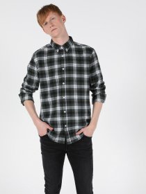 Рубашка повседневная Colin’s модель CL1052226GRN Рубашка повседневная Colin’s модель CL1052226GRN Фото