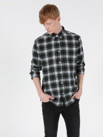 Рубашка повседневная Colin’s модель CL1052226GRN Рубашка повседневная Colin’s модель CL1052226GRN Фото