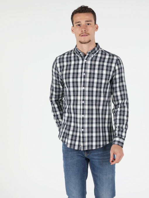 Рубашка повседневная Colin’s модель CL1052229NAV Фото