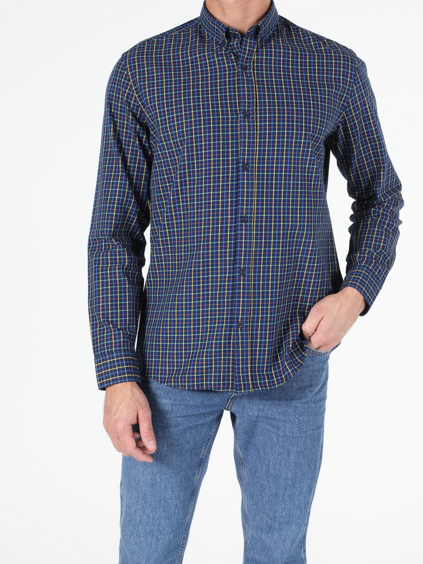 Рубашка повседневная Colin’s модель CL1052312INV Фото