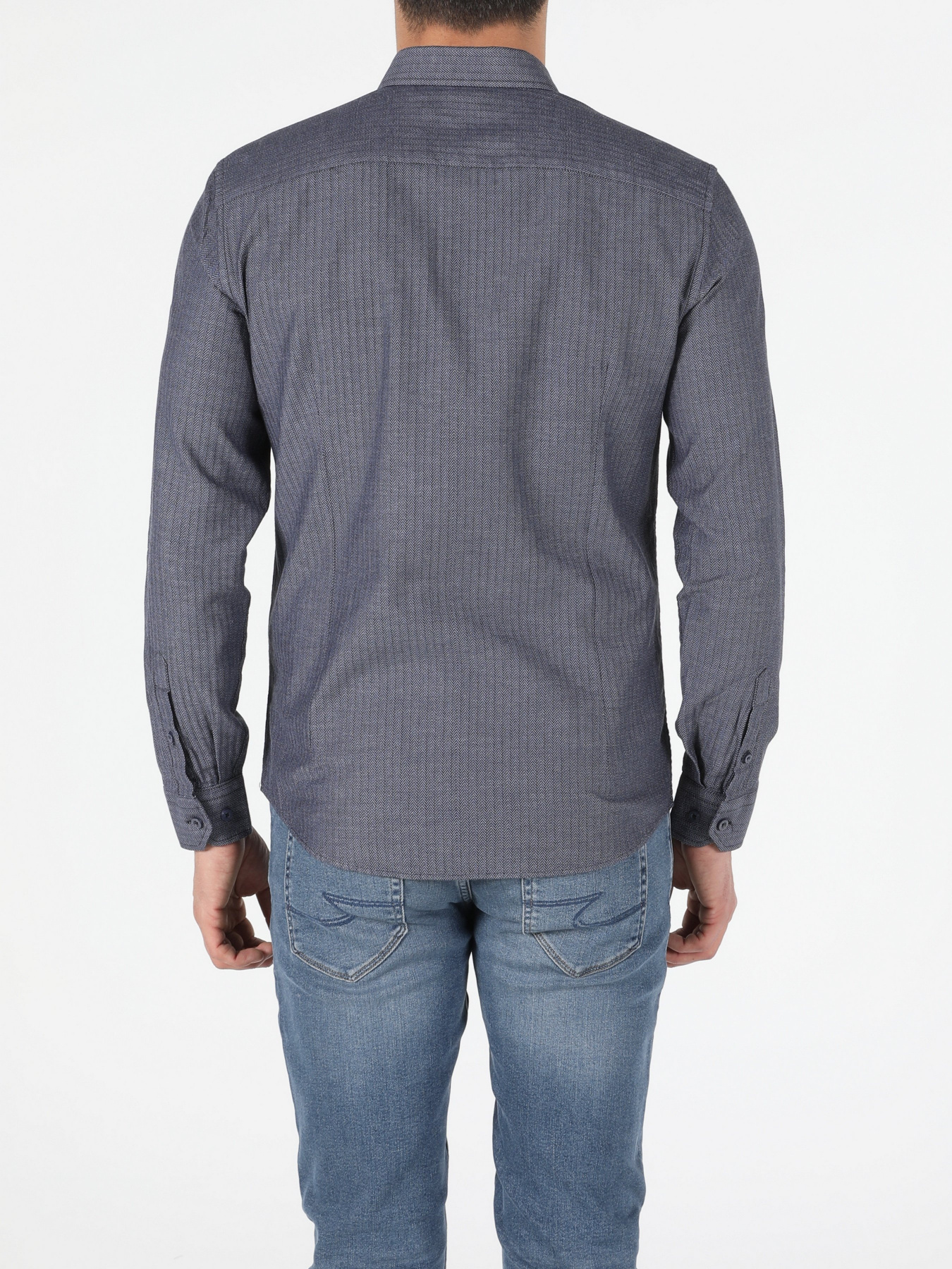 Рубашка повседневная Colin’s модель CL1052323NAV Рубашка повседневная Colin’s модель CL1052323NAV Фото