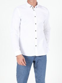 Рубашка повседневная Colin’s модель CL1052324WHT Рубашка повседневная Colin’s модель CL1052324WHT Фото
