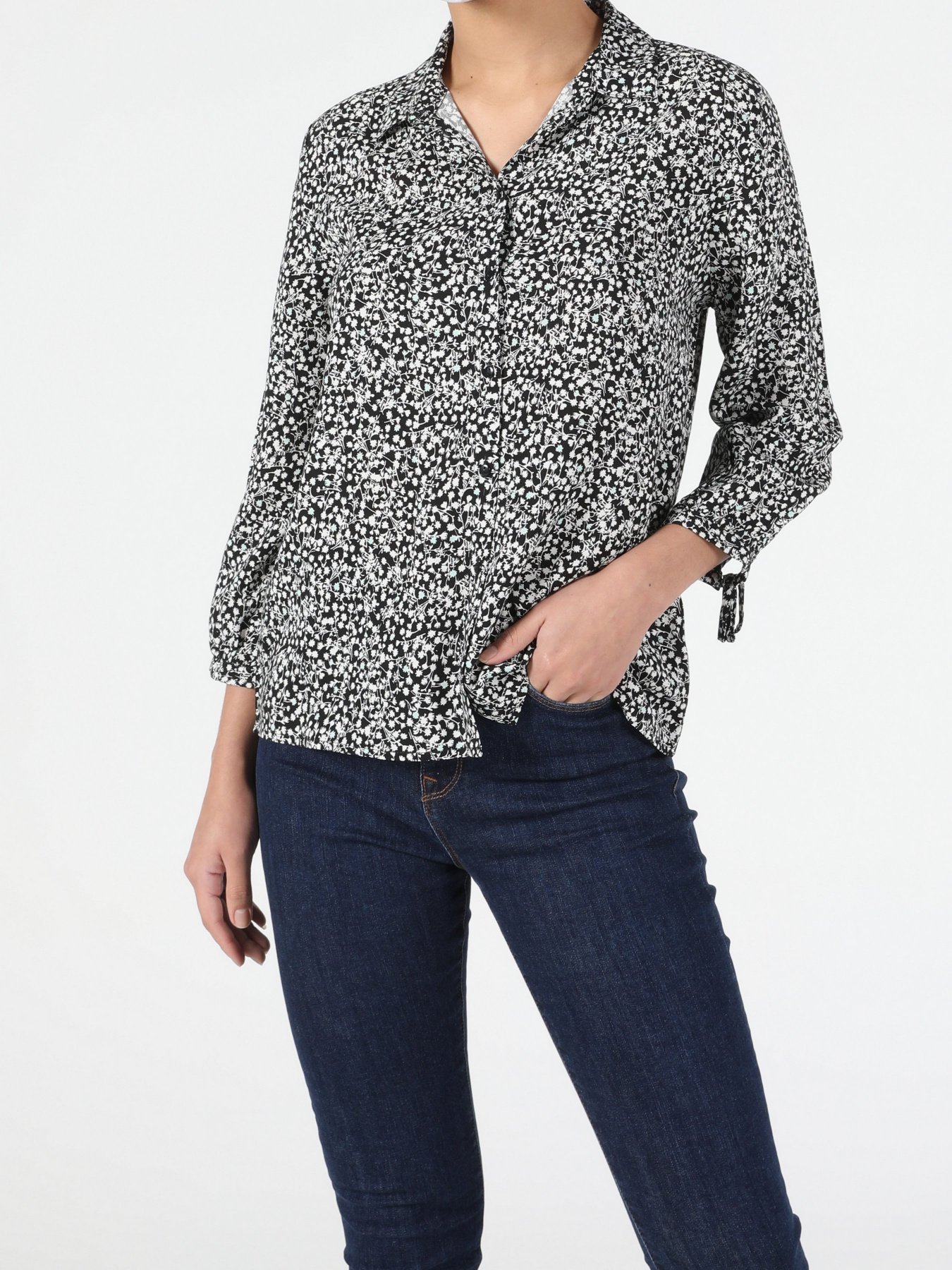 Рубашка повседневная Colin’s модель CL1052502BLK Рубашка повседневная Colin’s модель CL1052502BLK Фото