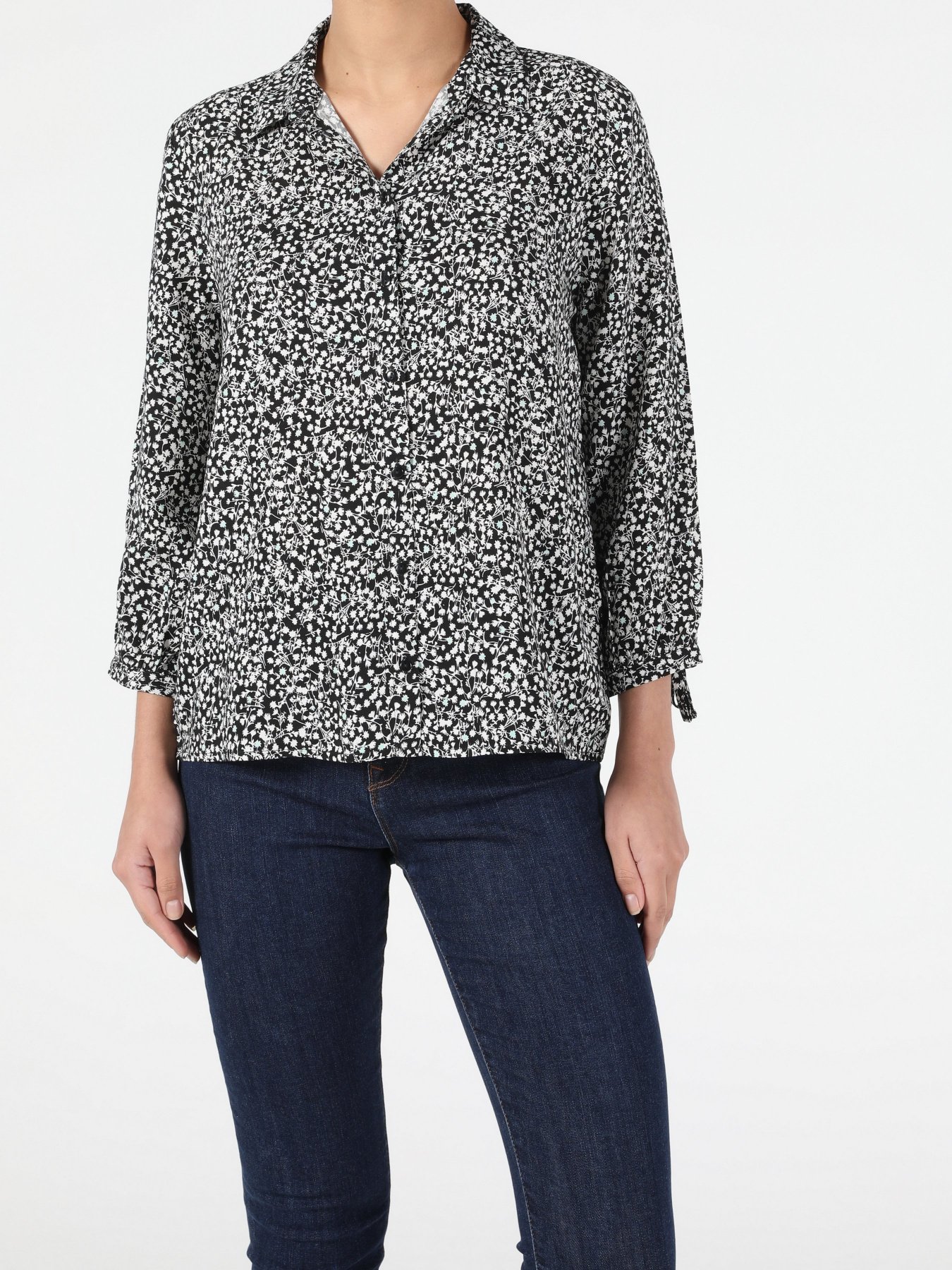 Рубашка повседневная Colin’s модель CL1052502BLK Рубашка повседневная Colin’s модель CL1052502BLK Фото