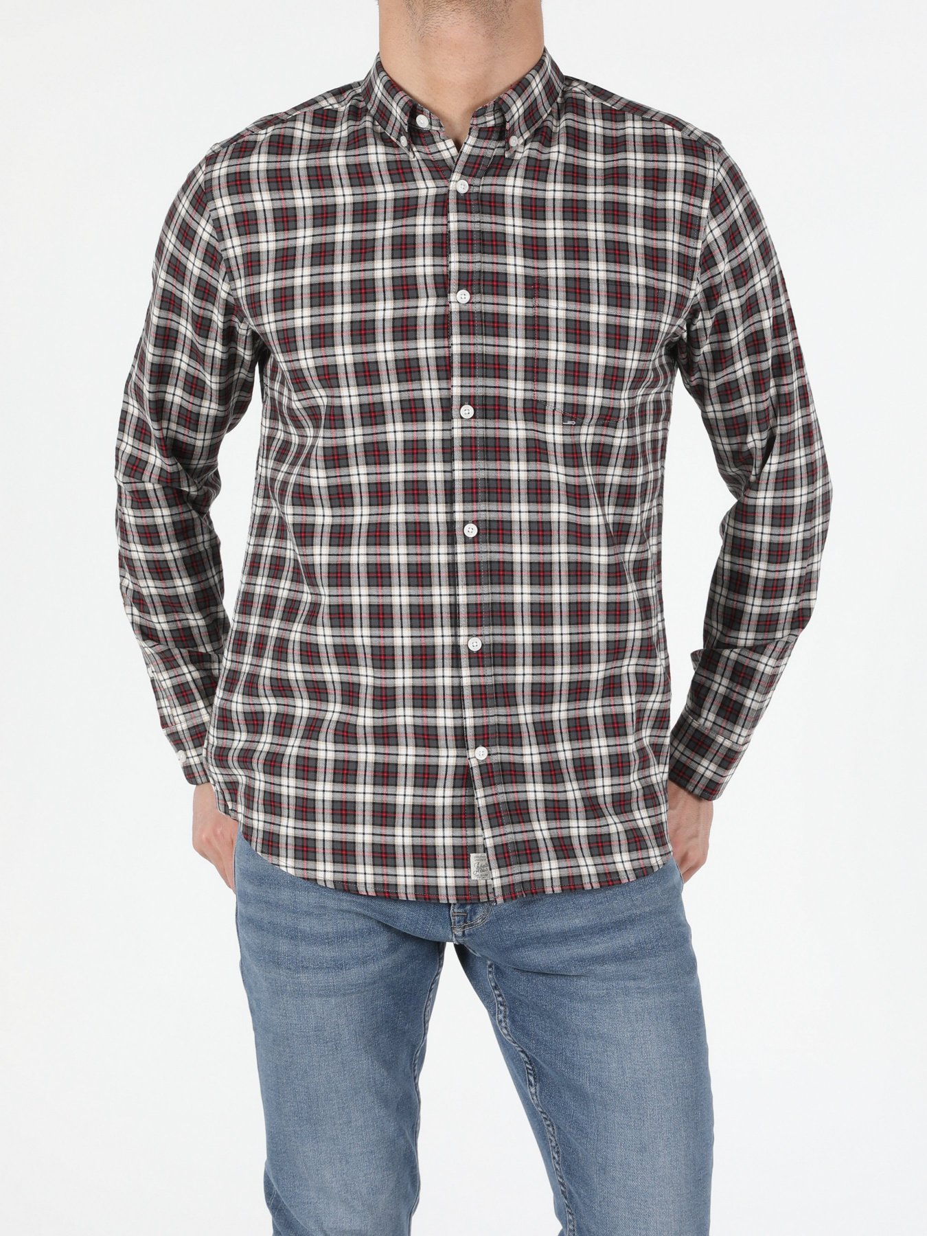 Рубашка повседневная Colin’s модель CL1052995ANT Фото