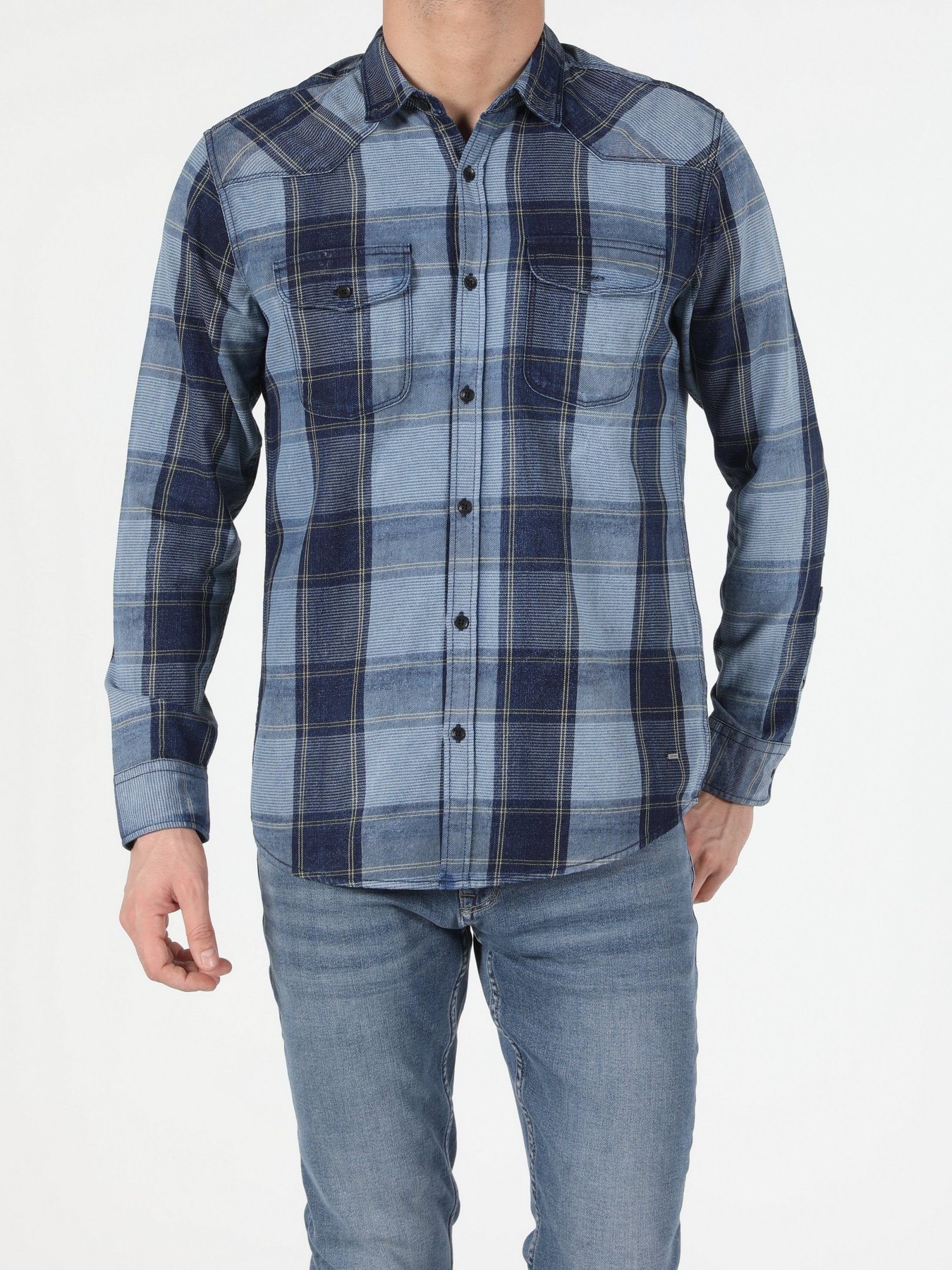 Рубашка повседневная Colin’s модель CL1053000INV Рубашка повседневная Colin’s модель CL1053000INV Фото