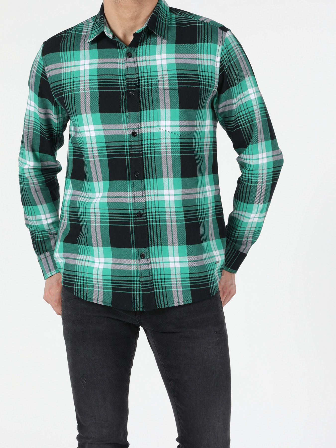 Рубашка Colin’s модель CL1053001GRN Фото