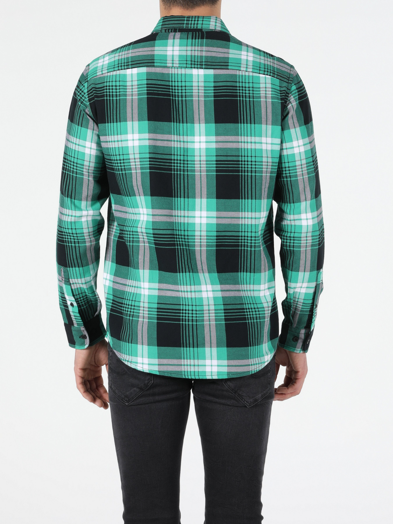 Рубашка повседневная Colin’s модель CL1053001GRN Фото