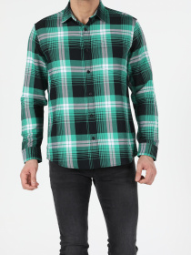 Рубашка повседневная Colin’s модель CL1053001GRN Фото