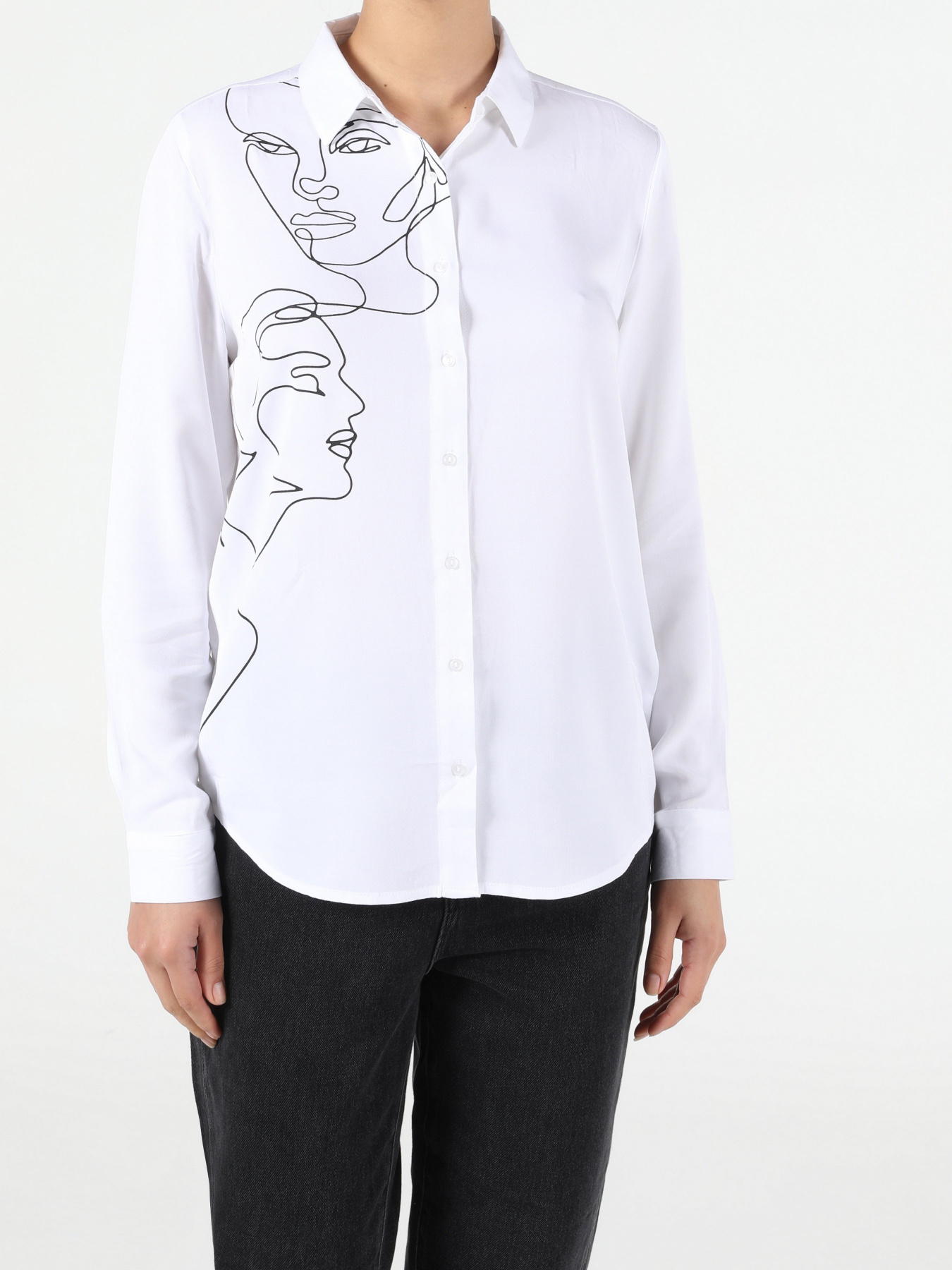 Рубашка повседневная Colin’s модель CL1053053WHT Фото