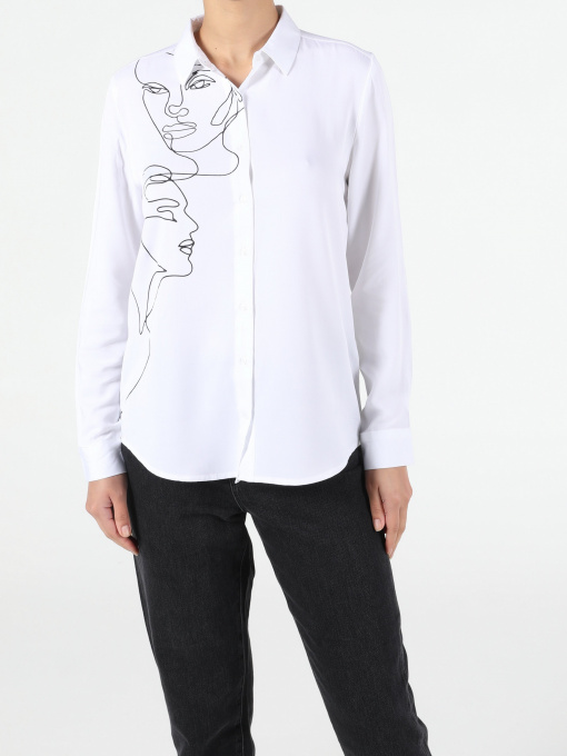 Рубашка повседневная Colin’s модель CL1053053WHT Фото