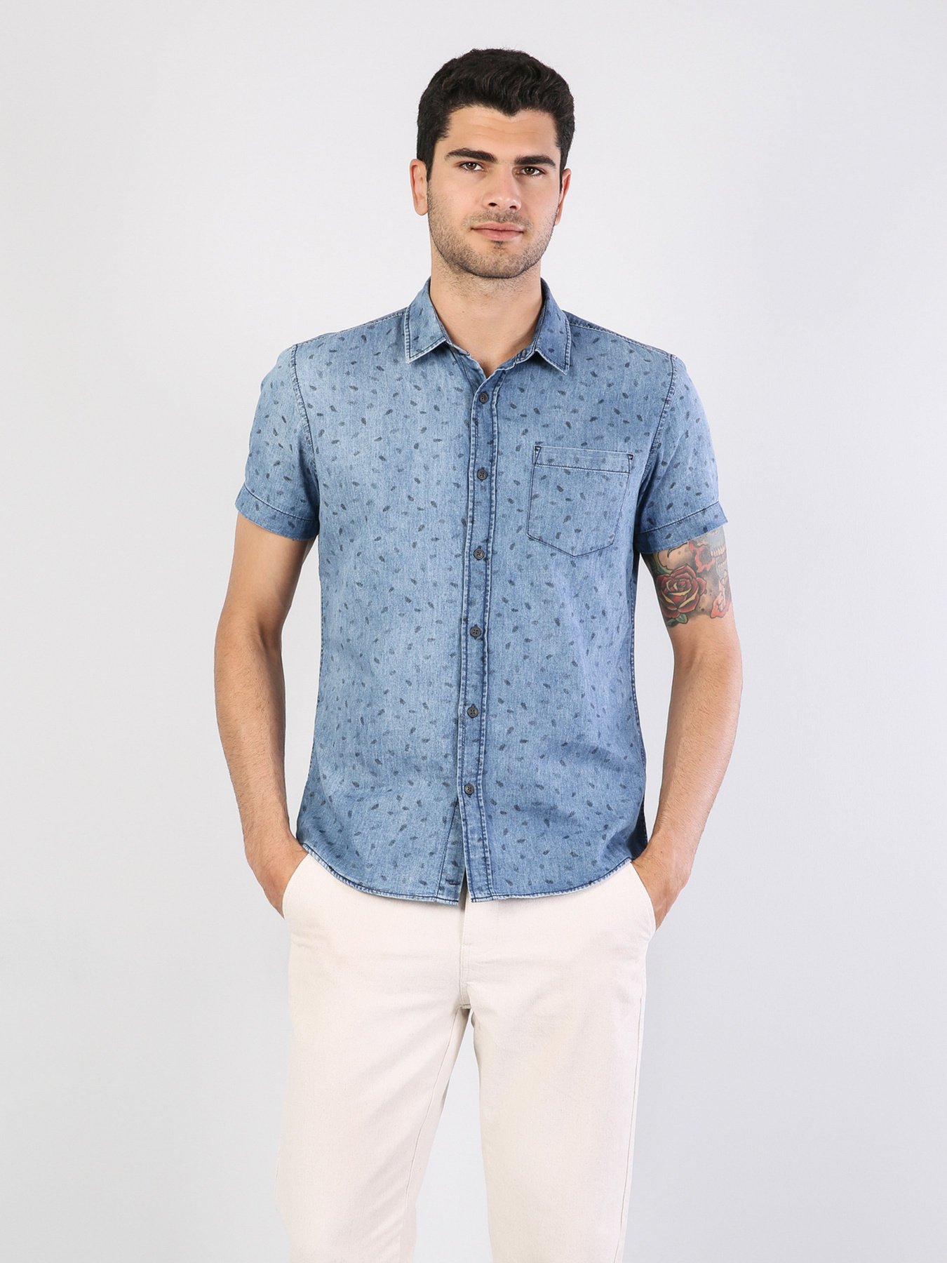 Рубашка Colin’s модель CL1032740BLE Фото