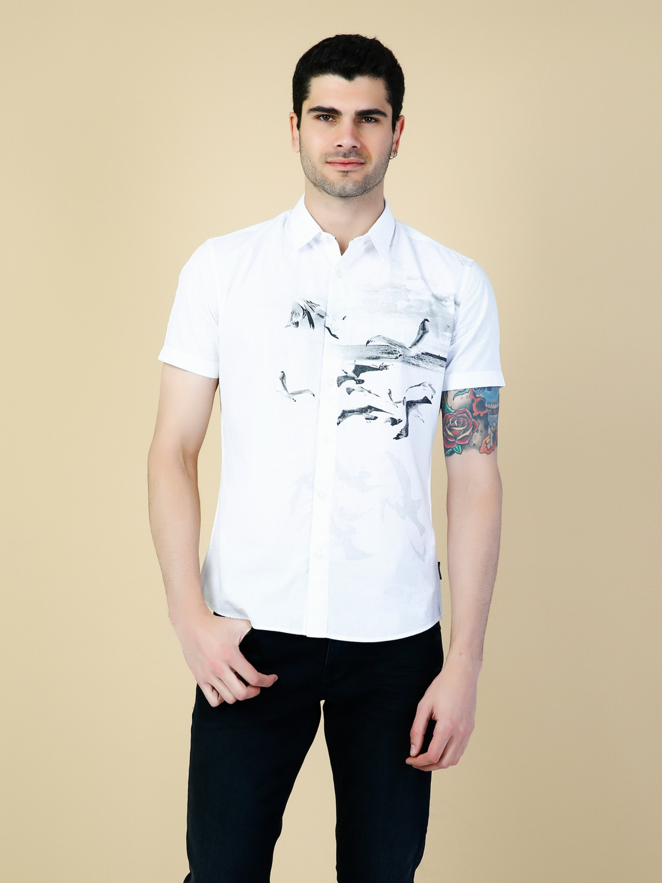 Сорочка повсякденна Colin’s модель CL1033230WHT Сорочка повсякденна Colin’s модель CL1033230WHT Фото