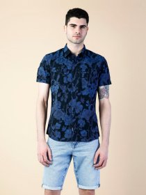 Рубашка повседневная Colin’s модель CL1033283NAV Рубашка повседневная Colin’s модель CL1033283NAV Фото