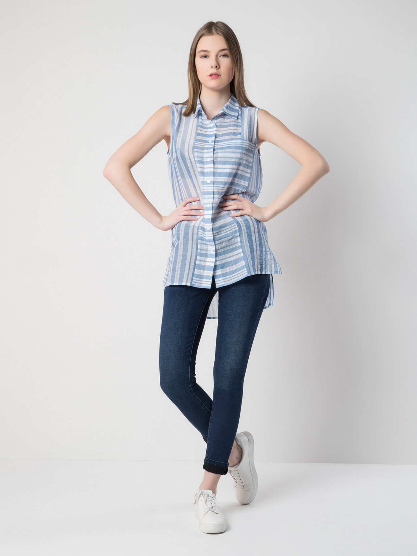 Рубашка повседневная Colin’s модель CL1026451BLE Фото